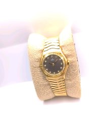 Ebel Classic Wave 750 Gold Factory Diamonds Uhr - Bild 7