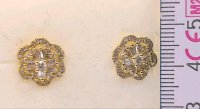 Ohrringe 750 Gold 0,8 ct Diamant F-H/VVS - Bild 6