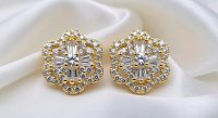 Ohrringe 750 Gold 0,8ct Diamant VVS F-H - Bild 7