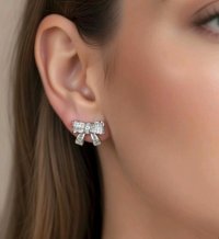 Ohrringe 750 Gold 0,56 ct Diamant Stecker - Bild 6