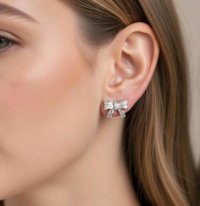 Ohrringe 750 Gold 0,56 ct Diamant Stecker - Bild 8