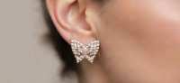 Ohrringe 750 Gold Diamant 1,6 ct Stecker Creolen - Bild 2