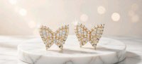 Ohrringe 750 Gold Creolen 1,6 ct Diamant - Bild 7