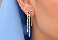 Ohrringe 750 Gold Diamant 1,24 ct - Bild 1