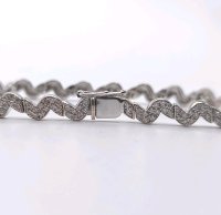 Armreif 750 Gold 3,6 ct Diamanten - Bild 2
