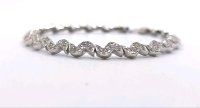 Tennisarmband 750 Gold 3,6 ct Diamanten - Bild 3