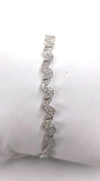 Armreif 750 Gold 3,6 ct Diamanten - Bild 4