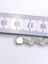 Tennisarmband 750 Gold 3,6 ct Diamanten - Bild 5