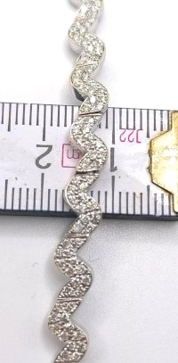 Armreif 750 Gold 3,6 ct Diamanten - Bild 9