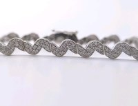 Tennisarmband 750 Gold 3,6 ct Diamanten - Bild 11