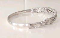 Armreif 750 Gelbgold 3 ct Diamant H-J VS - Bild 3