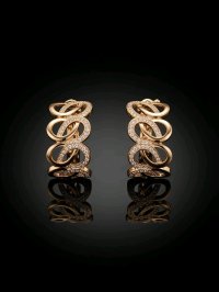 Ohrringe Creolen 750 Gold 1,5 ct Diamant F-H VVS - Bild 1