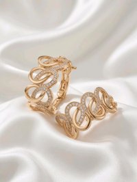 Ohrringe 750 Gold 1,5 ct Diamanten - Bild 5