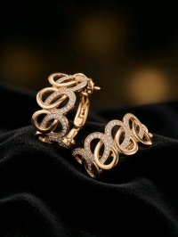 Ohrringe Creolen 750 Gold 1,5 ct Diamant F-H VVS - Bild 7
