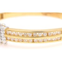 Armreif 750 Gold 2,5 ct Diamant H-J VS - Bild 3