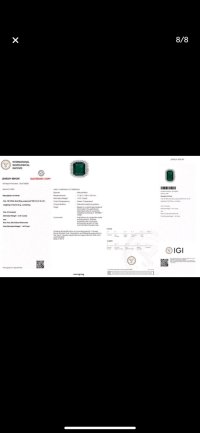 Verlobungsring 750 Gold mit Smaragd 13,01 ct und Diamant - Bild 11