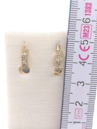 Ohrringe 585 Gelbgold Diamant 0,23 ct Ohrstecker - Bild 4