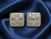 Ohrringe 585 Gold Diamant 0,82 ct F-H/VVS - Bild 3
