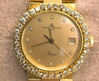 Baume & Mercier Riviera Uhr 750 Gold Diamanten - Bild 1