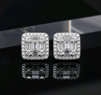 Ohrringe 585 Gold 0,82 ct Diamant F-H VVS - Bild 2