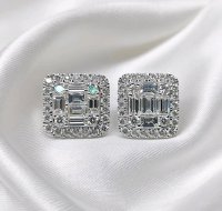 Ohrringe 585 Gold 0,82 ct Diamant F-H VVS - Bild 3