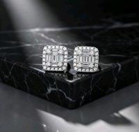 Ohrringe 585 Gold 0,82 ct Diamant F-H VVS - Bild 5