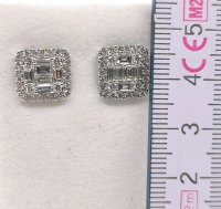 Ohrringe 585 Gold 0,82 ct Diamant F-H VVS - Bild 7