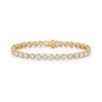Tennisarmband 750 Gold 2,1 ct Diamanten - Bild 6