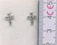 Ohrstecker 585 Gelbgold Diamant 0,3 ct Kreuz - Bild 6