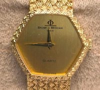 Vintage Uhr Baume & Mercier 750 Gold - Bild 1