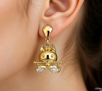 Ohrstecker 750 Gelbgold Katze 18 Karat 4,1g - Bild 2