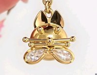 Ohrstecker 750 Gelbgold Katze 18 Karat 4,1g - Bild 3