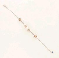 Armreif 750 Gold 0,75 ct Diamanten & Saphir - Bild 4