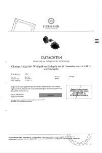 Ohrringe 585 Gold Stecker Smaragd Diamant 1,50 ct - Bild 2