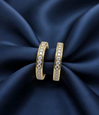Ohrringe 585 Gold Ohrstecker Diamant 0,19 ct - Bild 3