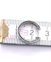 Ohrringe 585 Gelbgold Creolen 0,25 ct Diamant - Bild 4
