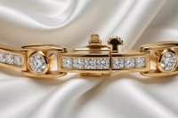 Tennisarmband 585 Gold 4,75 ct Diamant H-J/SI2 - Bild 7