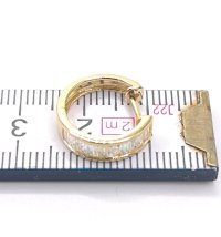 Ohrringe Creolen 585 Gold 0,64 ct Diamant - Bild 6