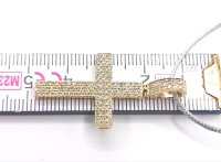Kreuzanhänger 750 Gold mit 0,8 ct Diamant - Bild 5
