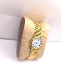 Armbanduhr Cartier Riviera 750 Gelbgold Diamanten Box - Bild 9