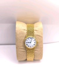 Armbanduhr Cartier Riviera 750 Gelbgold Diamanten Box - Bild 11