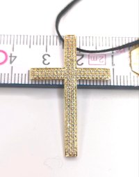 Anhänger 585 Gelbgold Kreuz 0,25 ct Diamant - Bild 6
