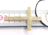 Anhänger 585 Gelbgold Kreuz 0,25 ct Diamant - Bild 7