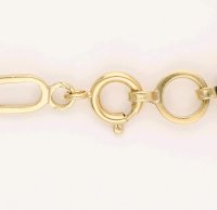 Armreif 585 Gelbgold mit Spinell, ca. 5 ct - Bild 6