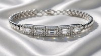 Tennisarmband 750 Gold 0,82 ct Diamant - Bild 3