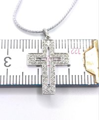 Kreuz-Anhänger 585 Gold Diamant 0,25 ct VVS - Bild 5