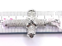 Kreuzanhänger 585 Gold Diamant 0,66 ct - Bild 5