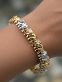 WEMPE Armreif 750 Gold 0,8 ct Diamant - Bild 1