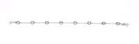 Armreif 585 Gold Aquamarin 7,4 ct Diamant - Bild 4