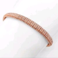 Tennisarmband 585 Gold 3,54 ct Diamanten - Bild 1